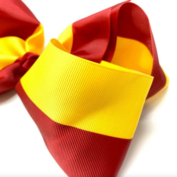 Exclusive USC 8" Jumbo Handmade HairBow Alligator - Picture 2 of 7